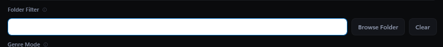 KimiCue folder filter